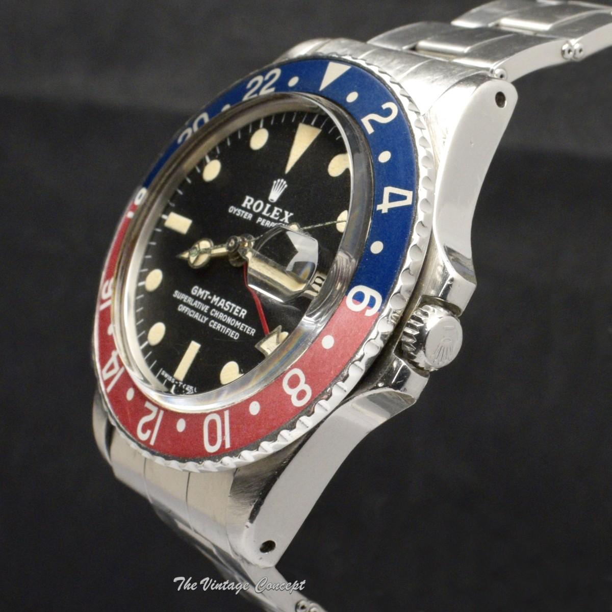 Rolex Steel GMT-Master Matte Dial 1675