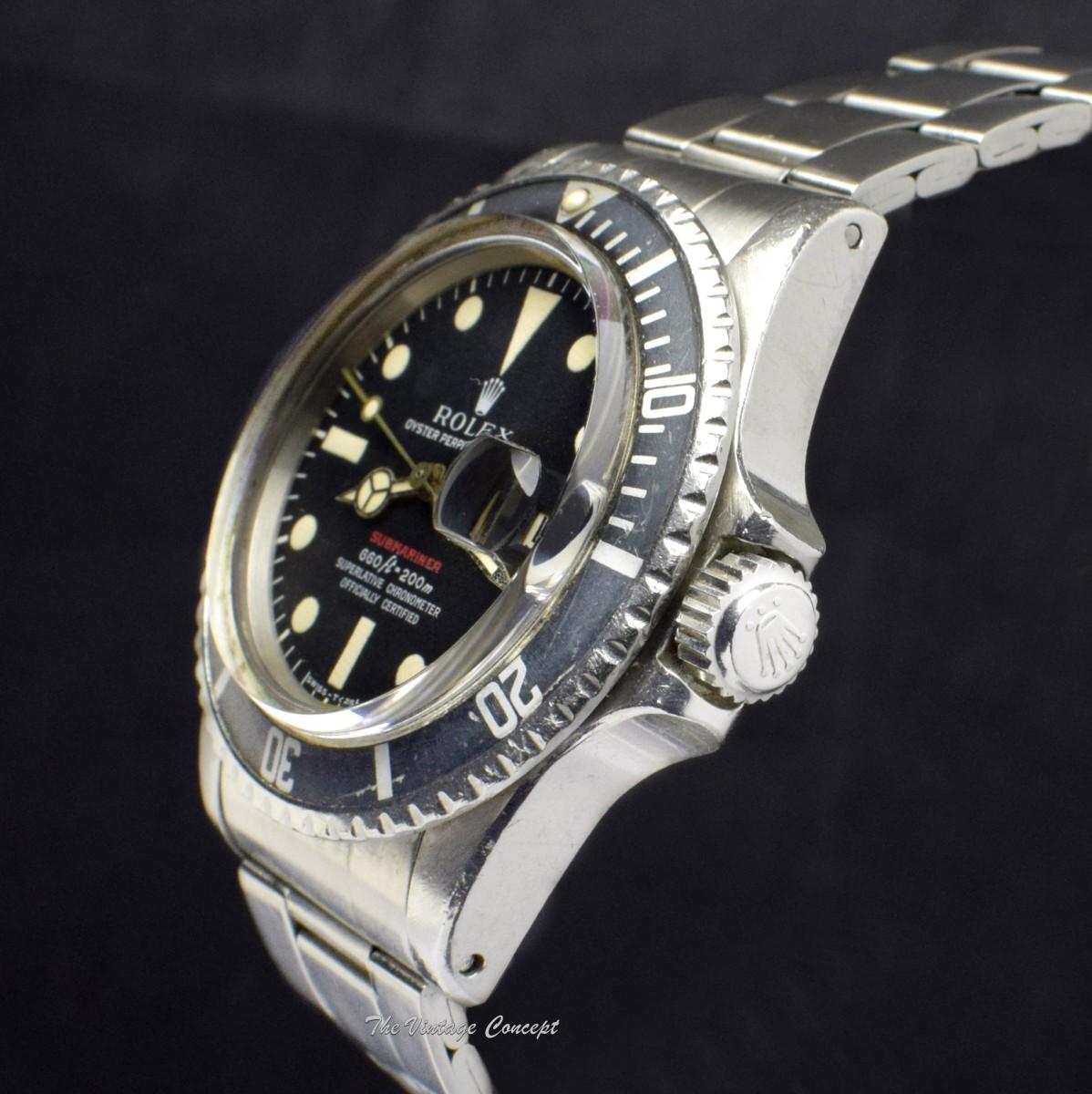 Rolex Steel Submariner Single Red 1680 (Full Set)