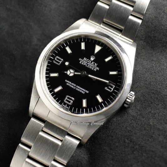 Rolex Explorer I 14270 "Swiss" Only w/ Original Paper