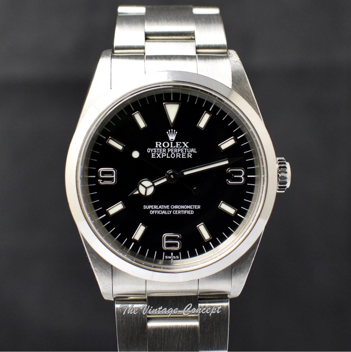 Rolex Explorer I 14270 "Swiss" Only w/ Original Paper