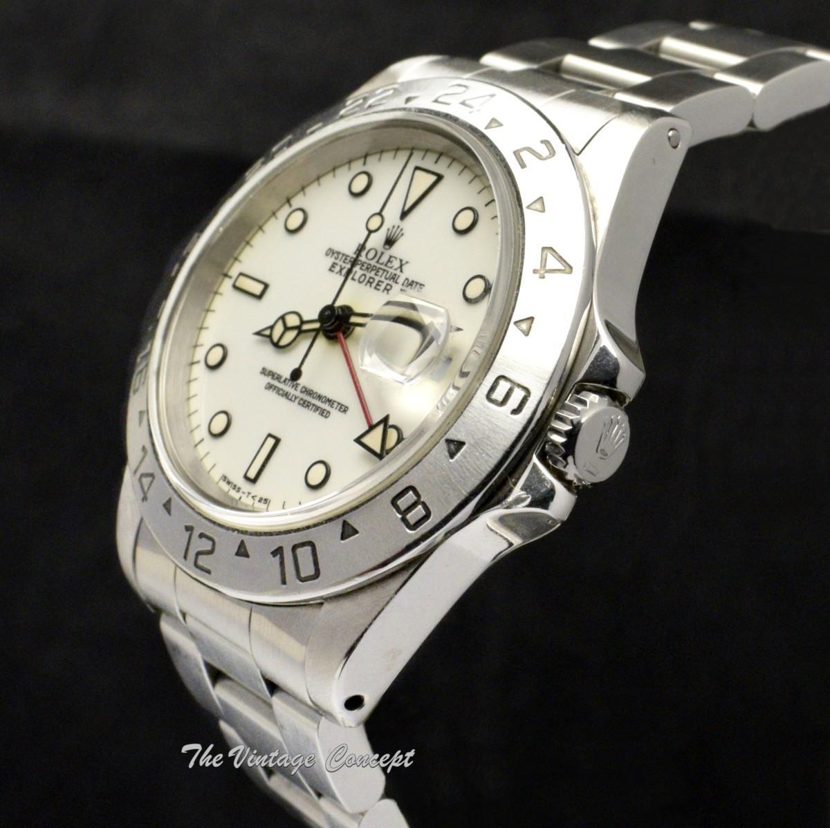 Rolex Explorer II Creamy White Dial 16570  (SOLD)