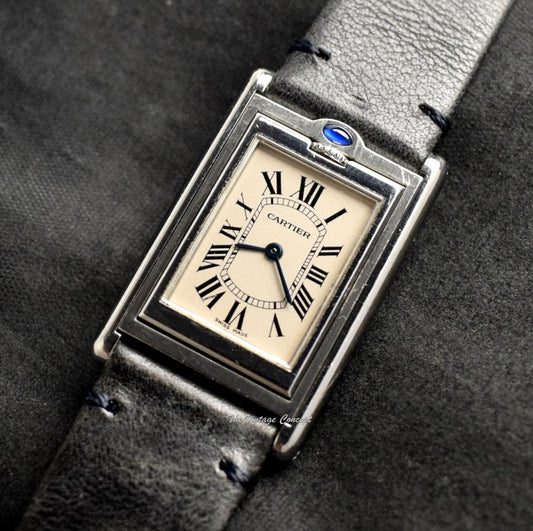 Cartier Steel Basculante Reverso Mid-Size Quartz Ref. 2405  (SOLD)