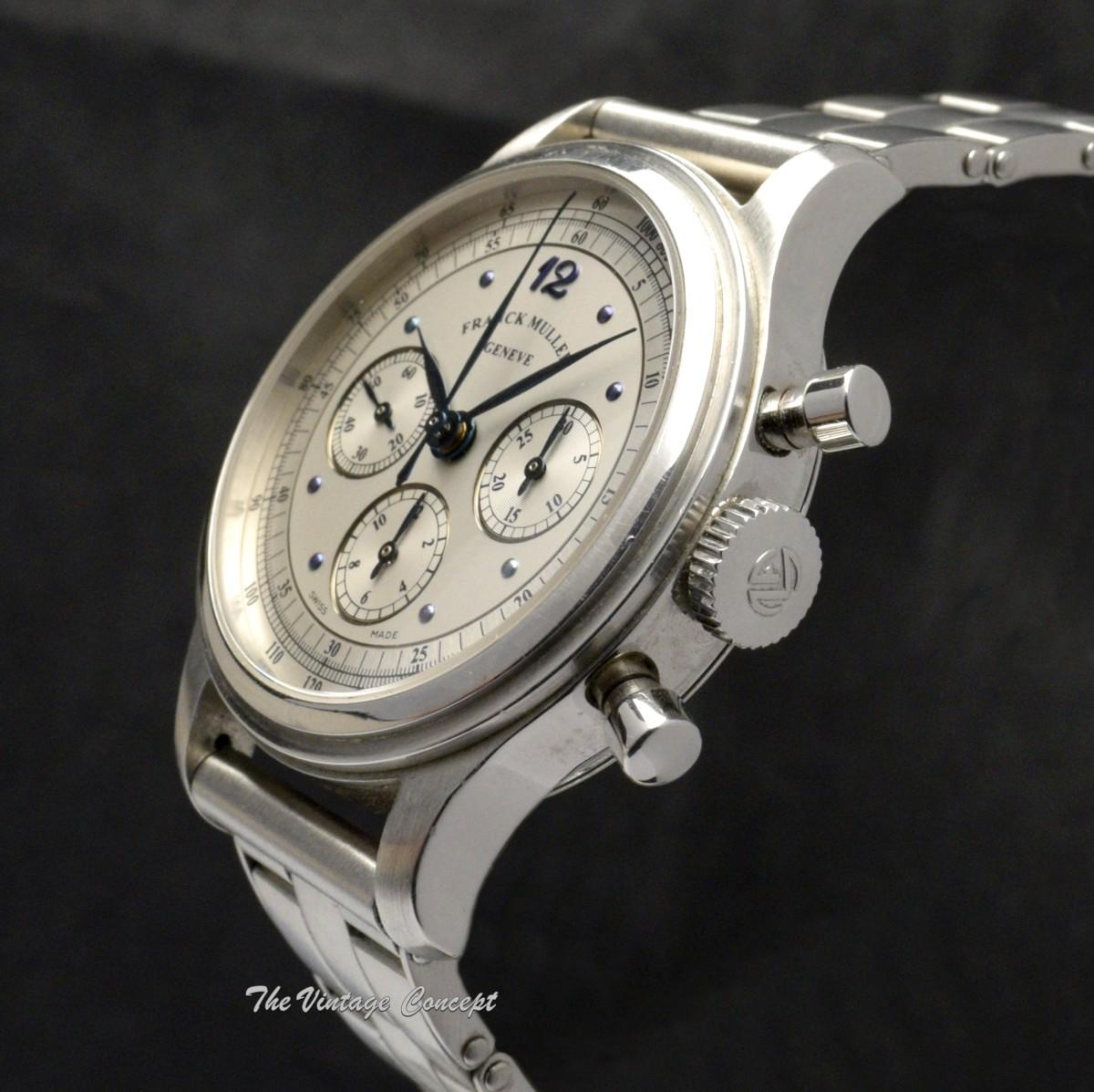 Franck Muller Steel Master Complication Limited Edition Silver Dial with Paper and Box