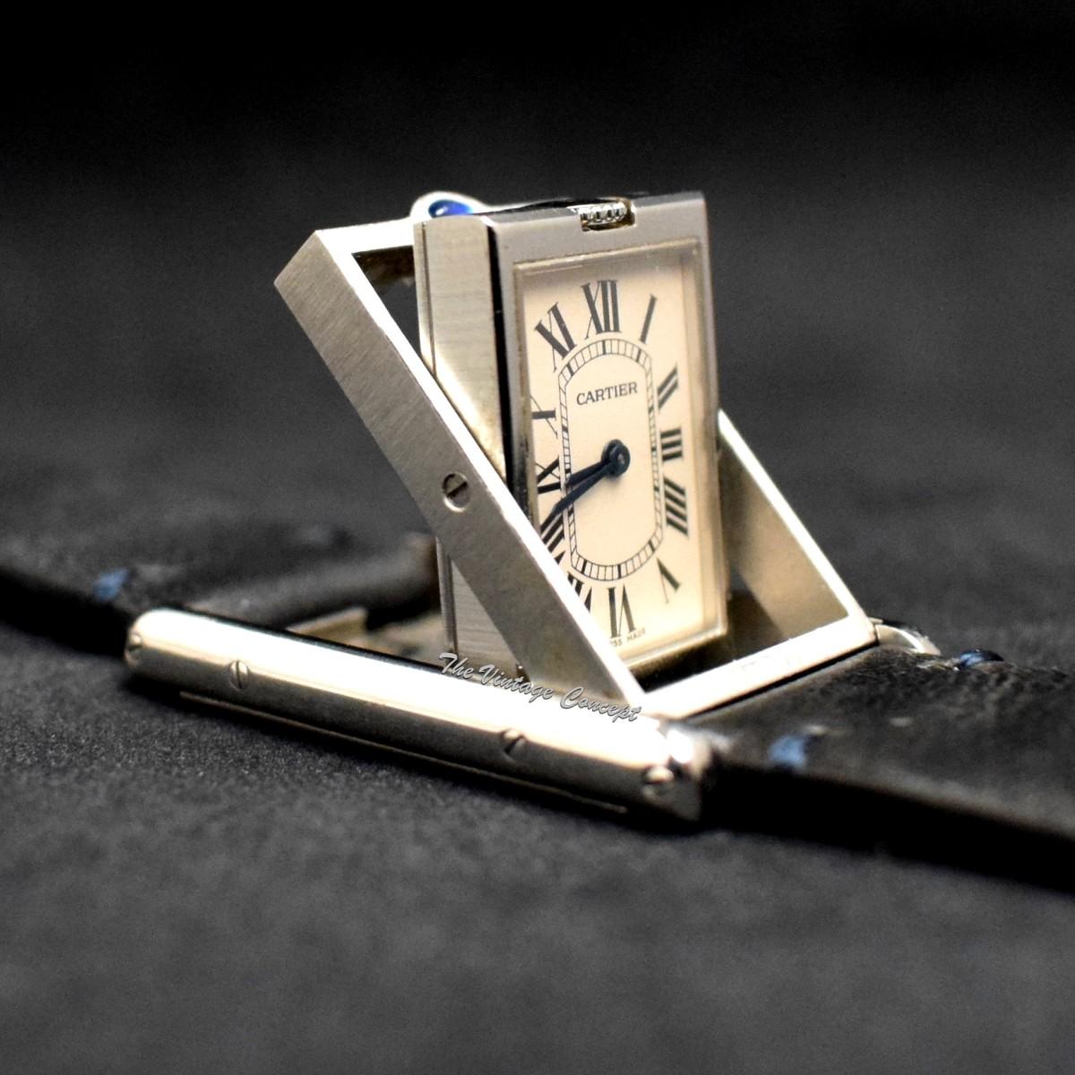 Cartier Steel Basculante Reverso Mid-Size Quartz Ref. 2405  (SOLD)