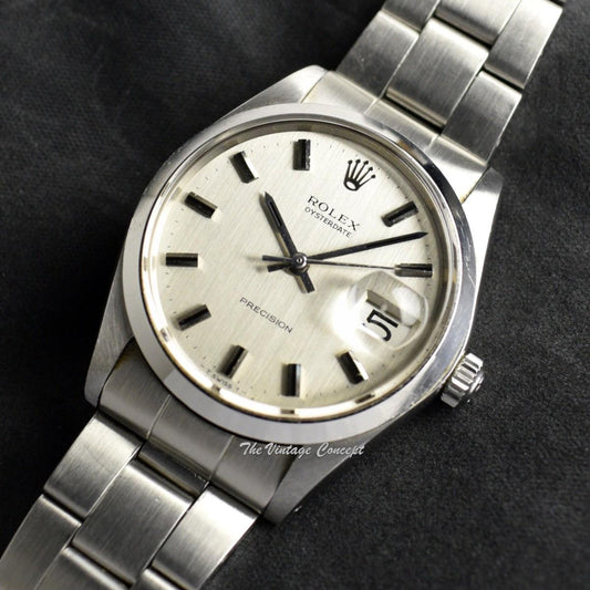 Rolex Steel Oysterdate Silver Dial Manual Wind 6694  (SOLD)