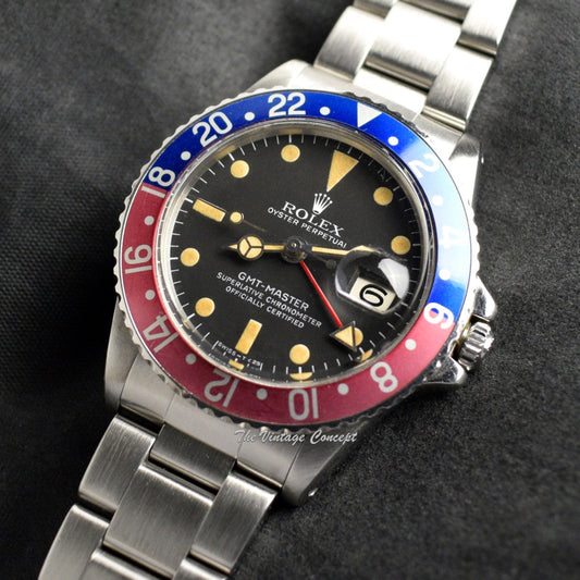 Rolex Steel GMT-Master Matte Dial 1675  (SOLD)