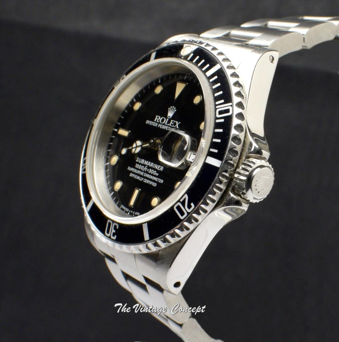 Rolex Steel Submariner Date Creamy 16610 (SOLD)