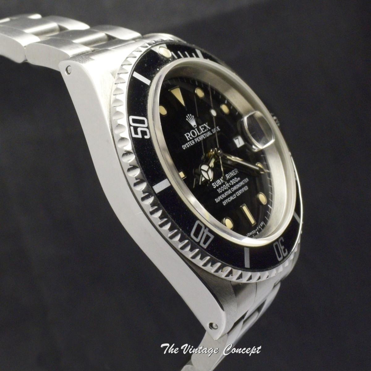 Rolex Steel Submariner Date Creamy 16610 (SOLD)