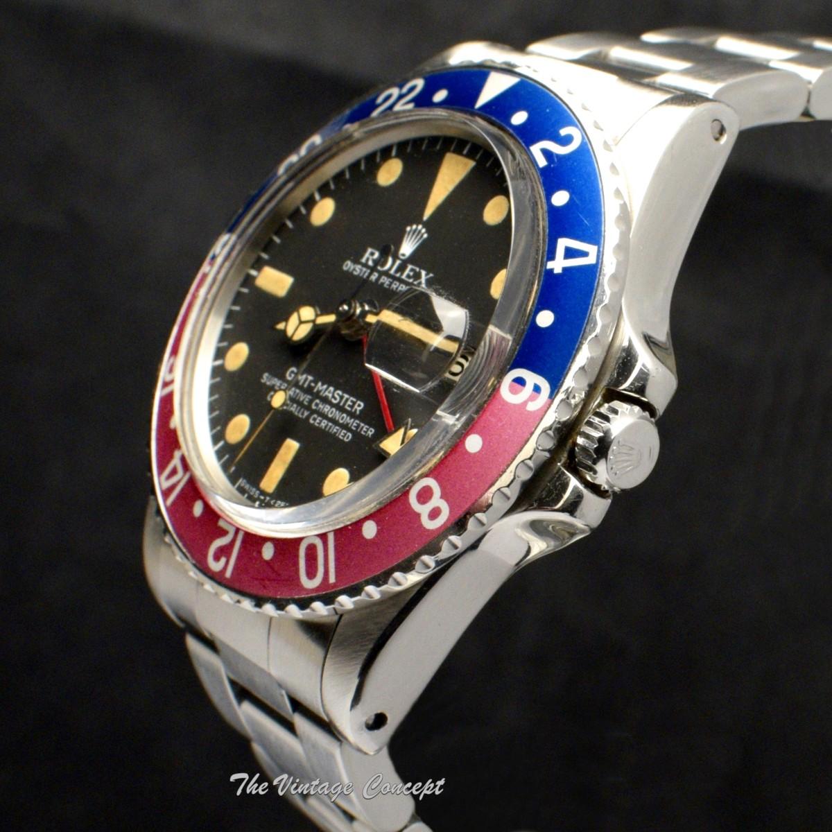 Rolex Steel GMT-Master Matte Dial 1675  (SOLD)