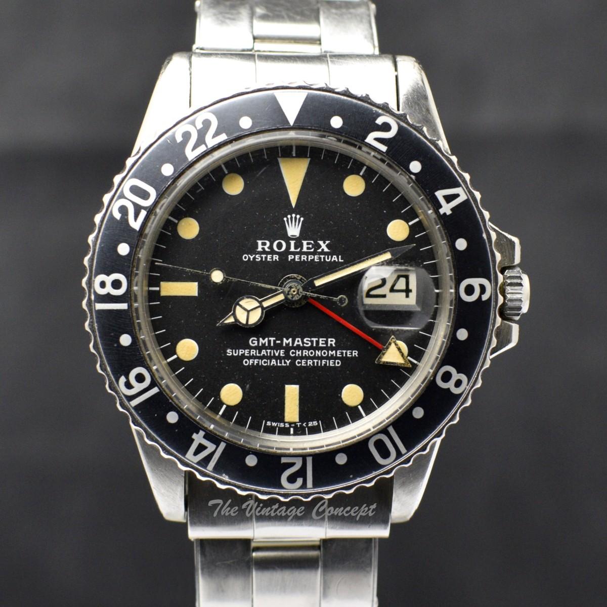 Rolex Steel GMT-Master Matte Dial 1675 (SOLD)