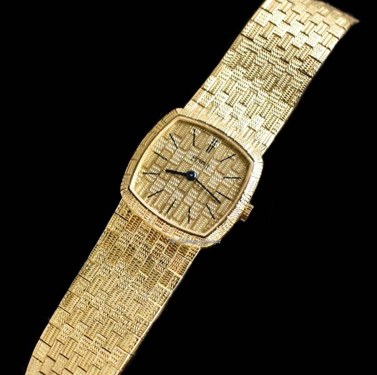 Piaget 18K Yellow Gold Black Tie-Emperador Manual Wind 9231 H5