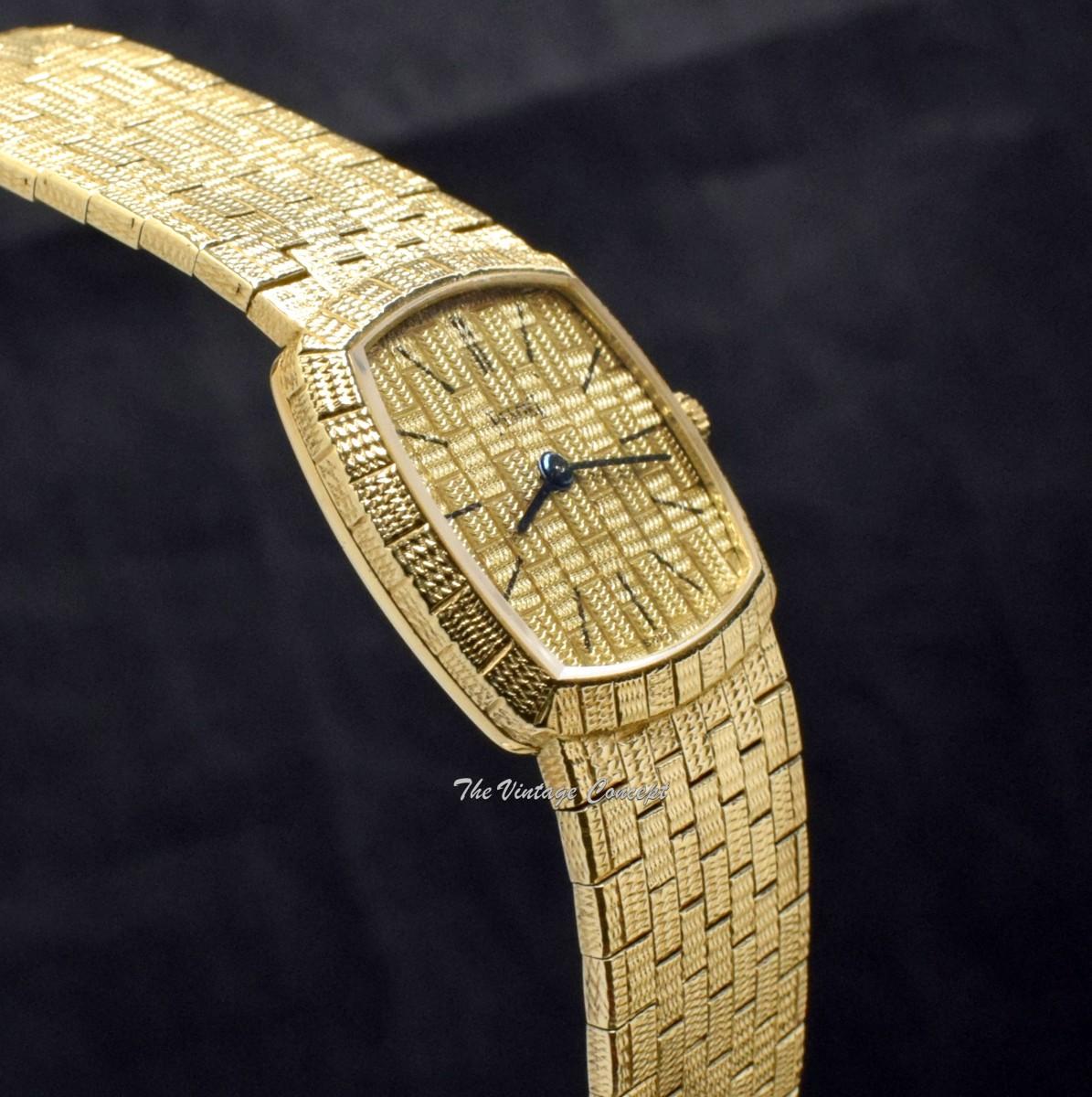 Piaget 18K Yellow Gold Black Tie-Emperador Manual Wind 9231 H5