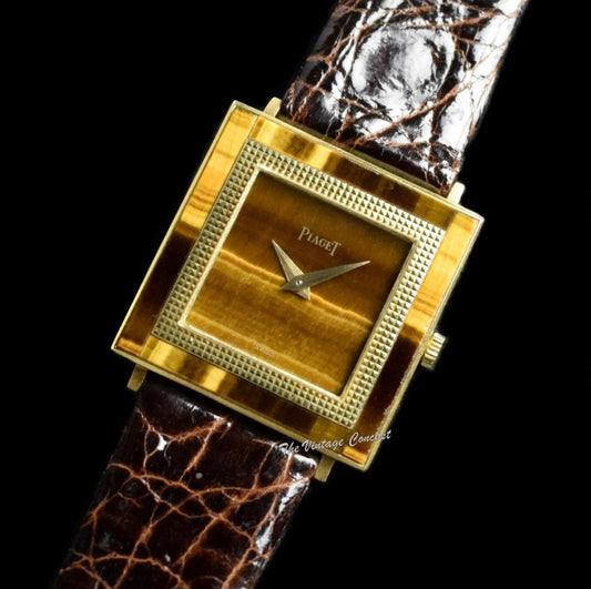 Piaget Altiplano 18K Yellow Gold Tiger Eye Dial and Bezel Manual Wind 9200 (SOLD)