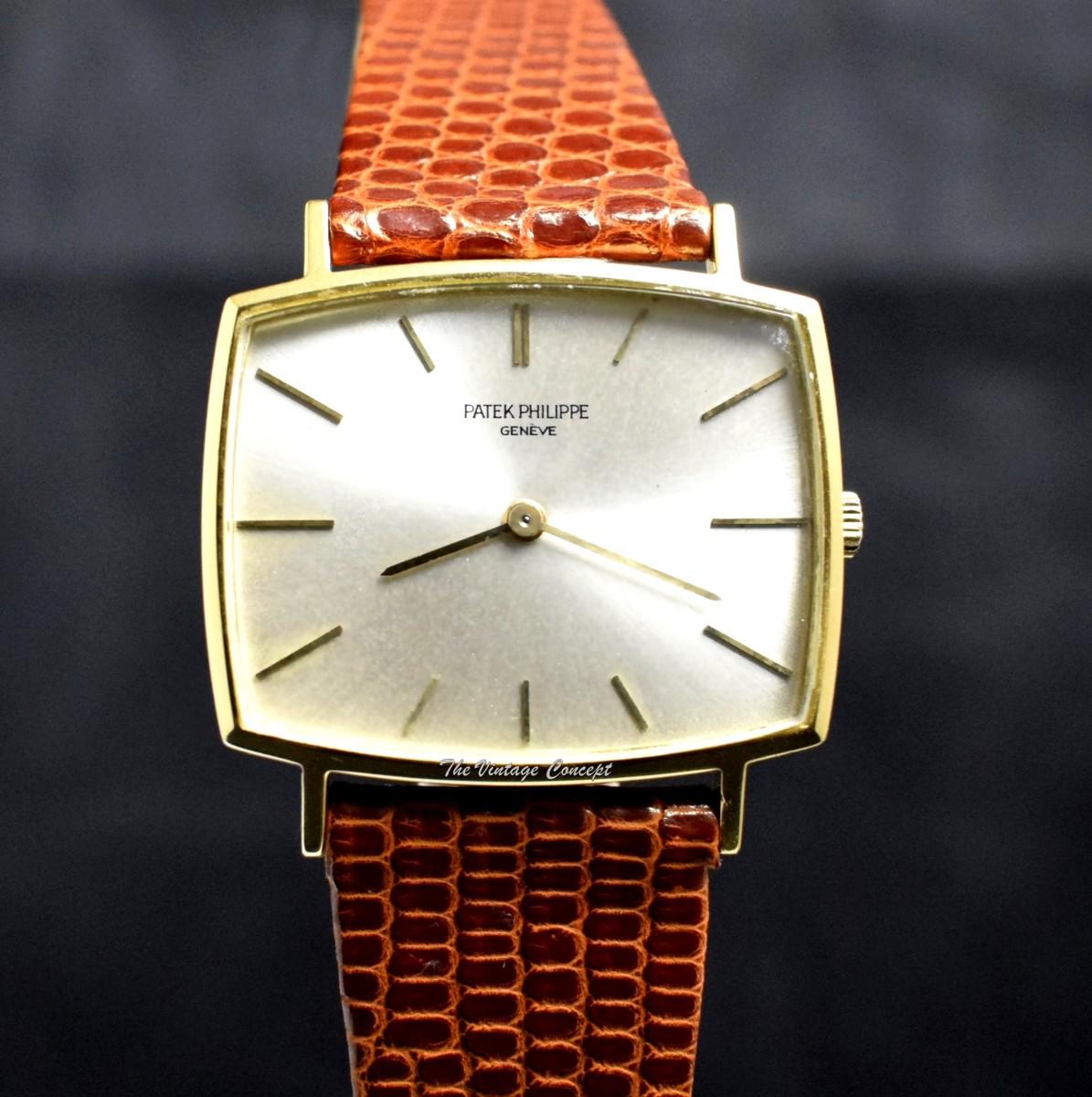 Patek Philippe Gondolo 18K Yellow Gold Silver Dial 3527 (Box Set)