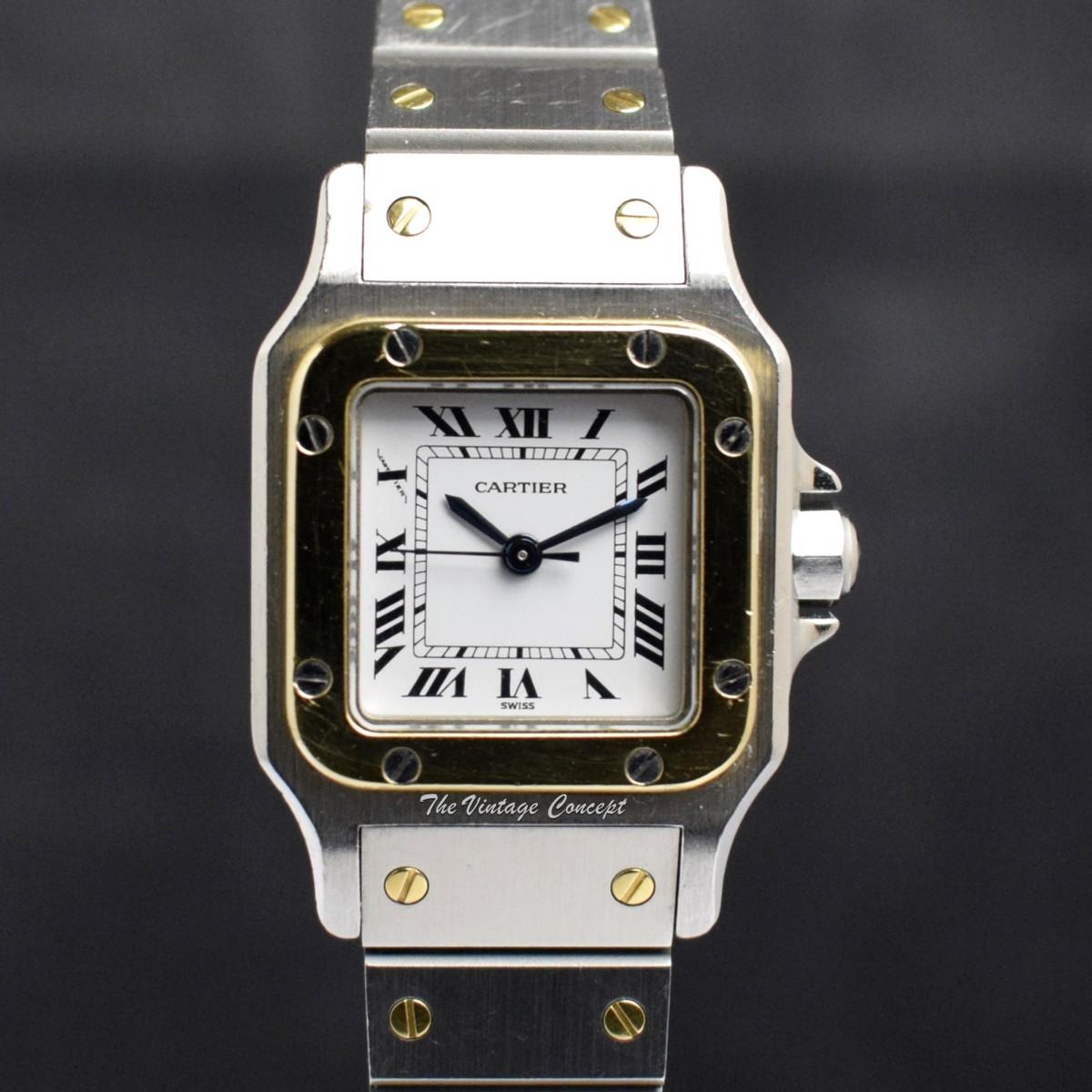 Cartier Two-Tone 18K Yellow Gold & Stainless Steel Santos Automatic 0902 (SOLD)