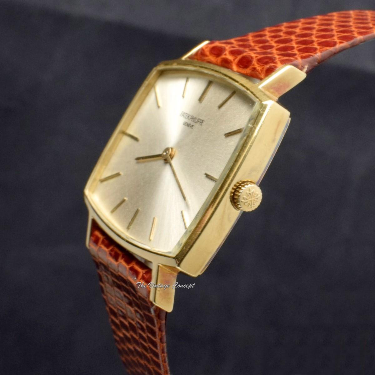 Patek Philippe Gondolo 18K Yellow Gold Silver Dial 3527 (Box Set)