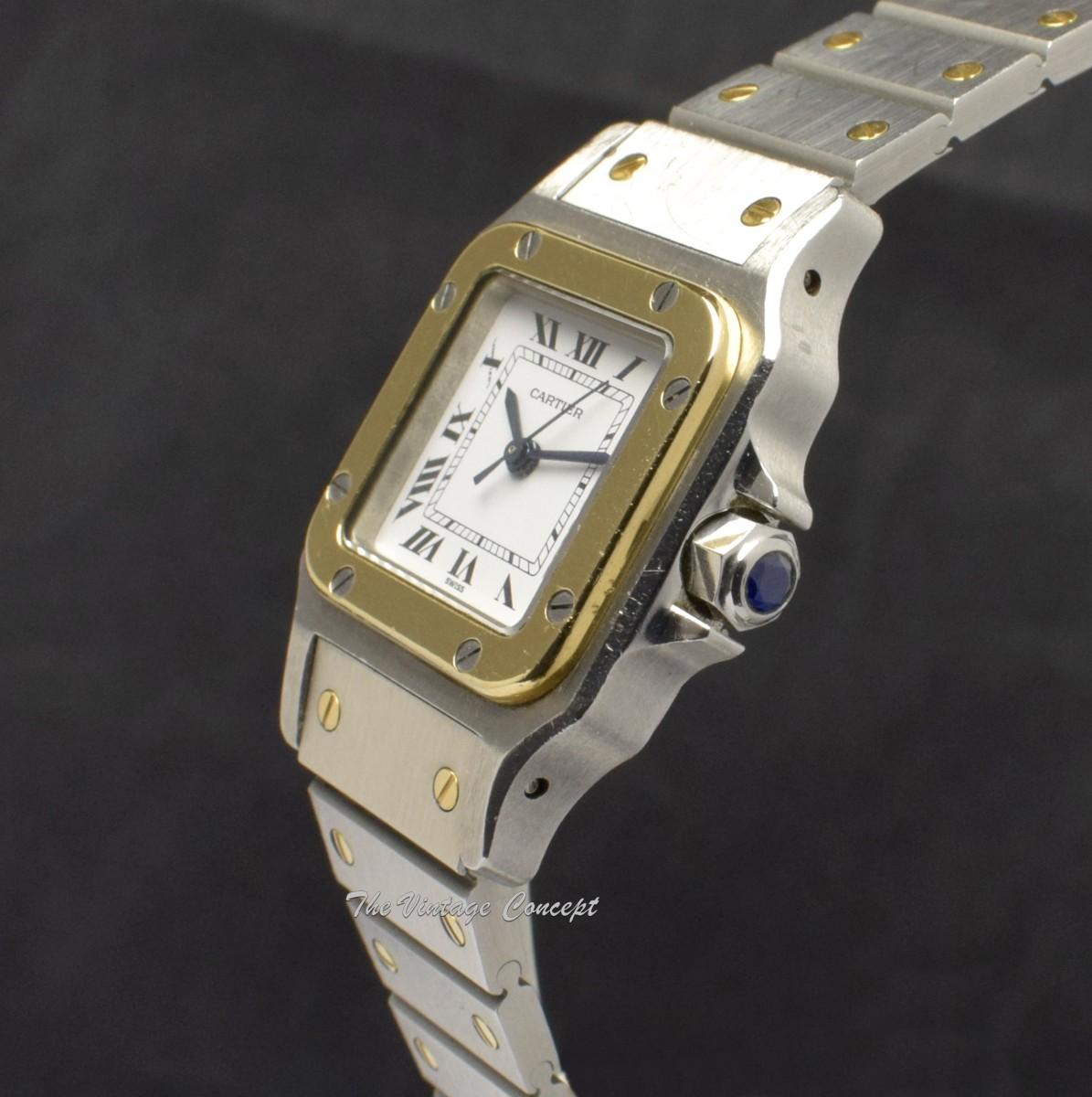 Cartier Two-Tone 18K Yellow Gold & Stainless Steel Santos Automatic 0902 (SOLD)