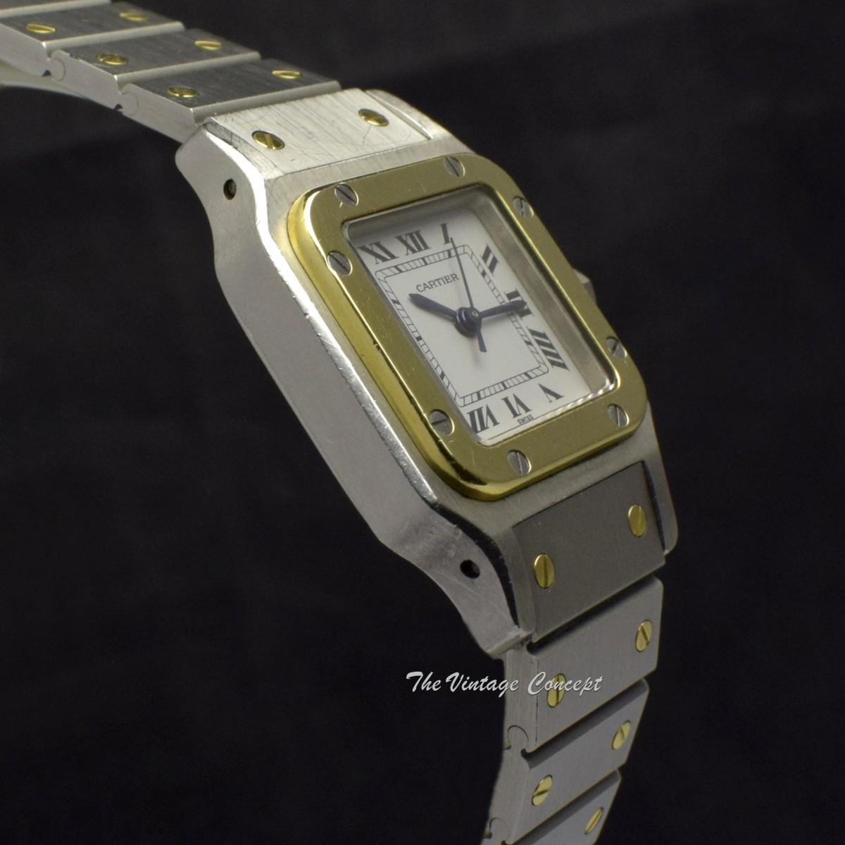 Cartier Two-Tone 18K Yellow Gold & Stainless Steel Santos Automatic 0902 (SOLD)