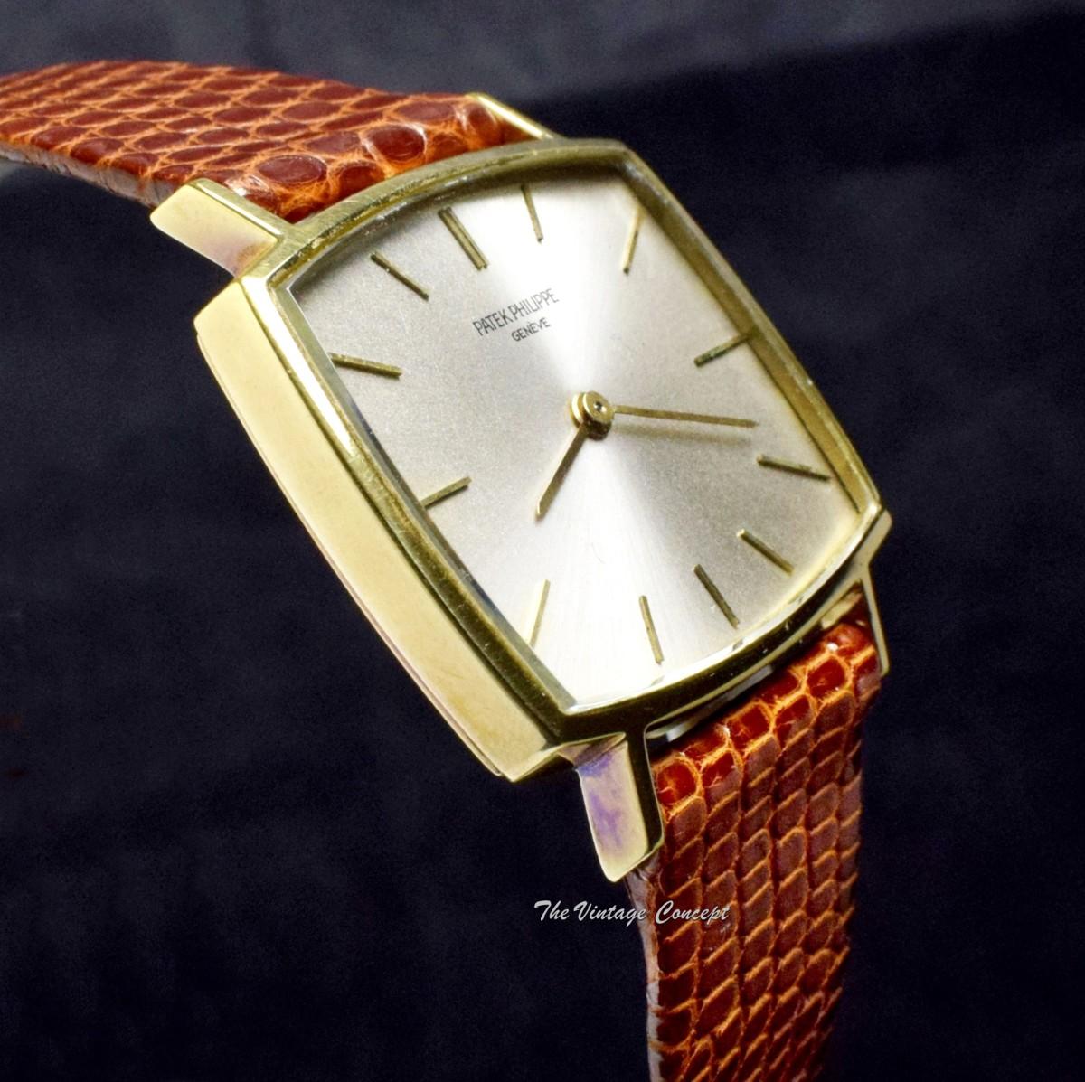 Patek Philippe Gondolo 18K Yellow Gold Silver Dial 3527 (Box Set)