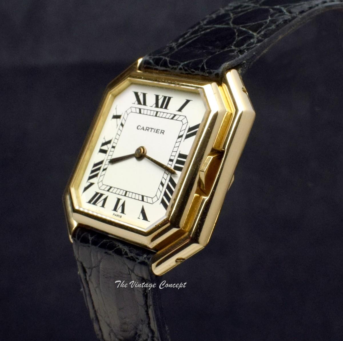 Cartier 18K Yellow Gold Jumbo Ceinture Paris Dial Automatic 17001 (SOLD)