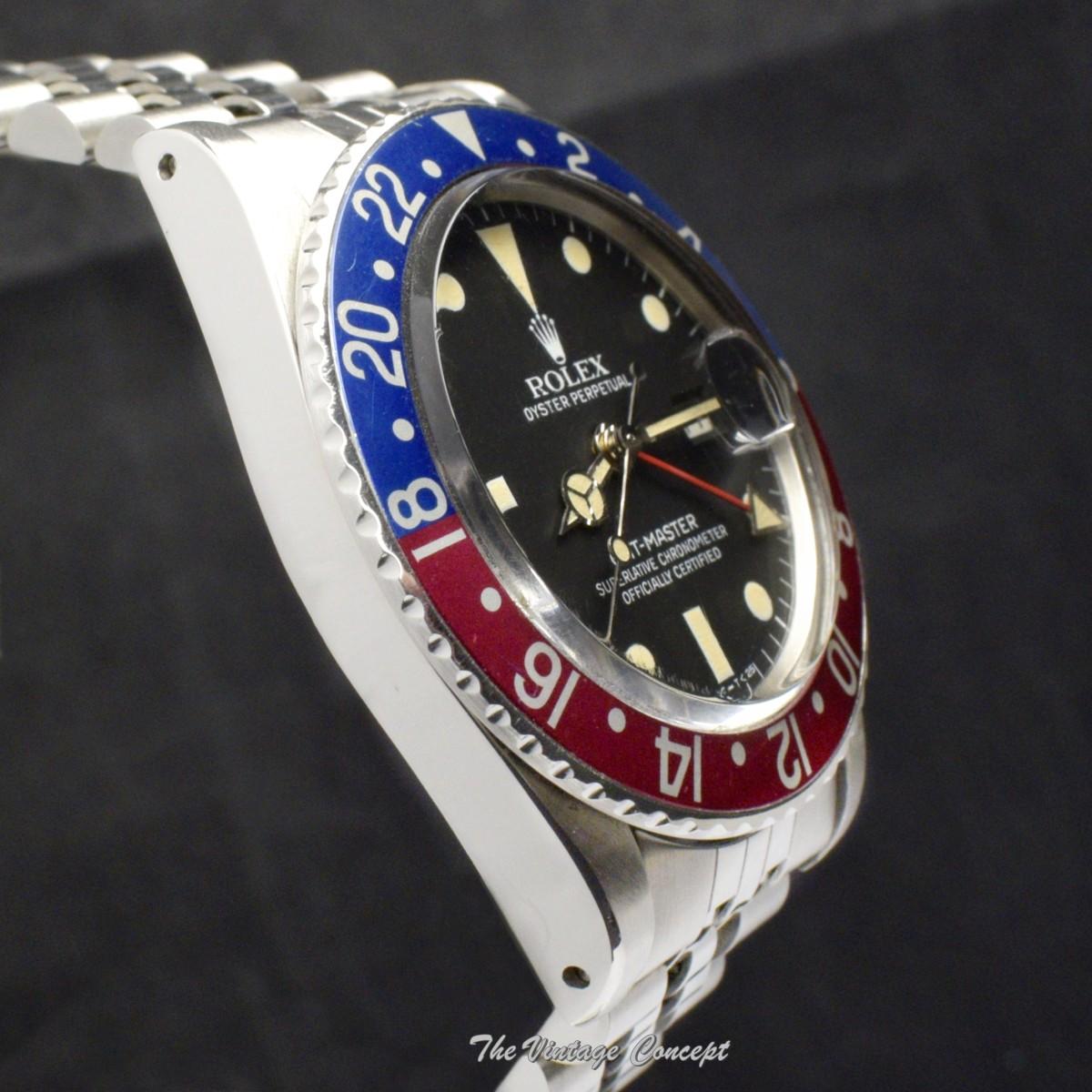 Rolex Steel GMT-Master Matte Dial 16750 w/ Service Record & Box (SOLD)