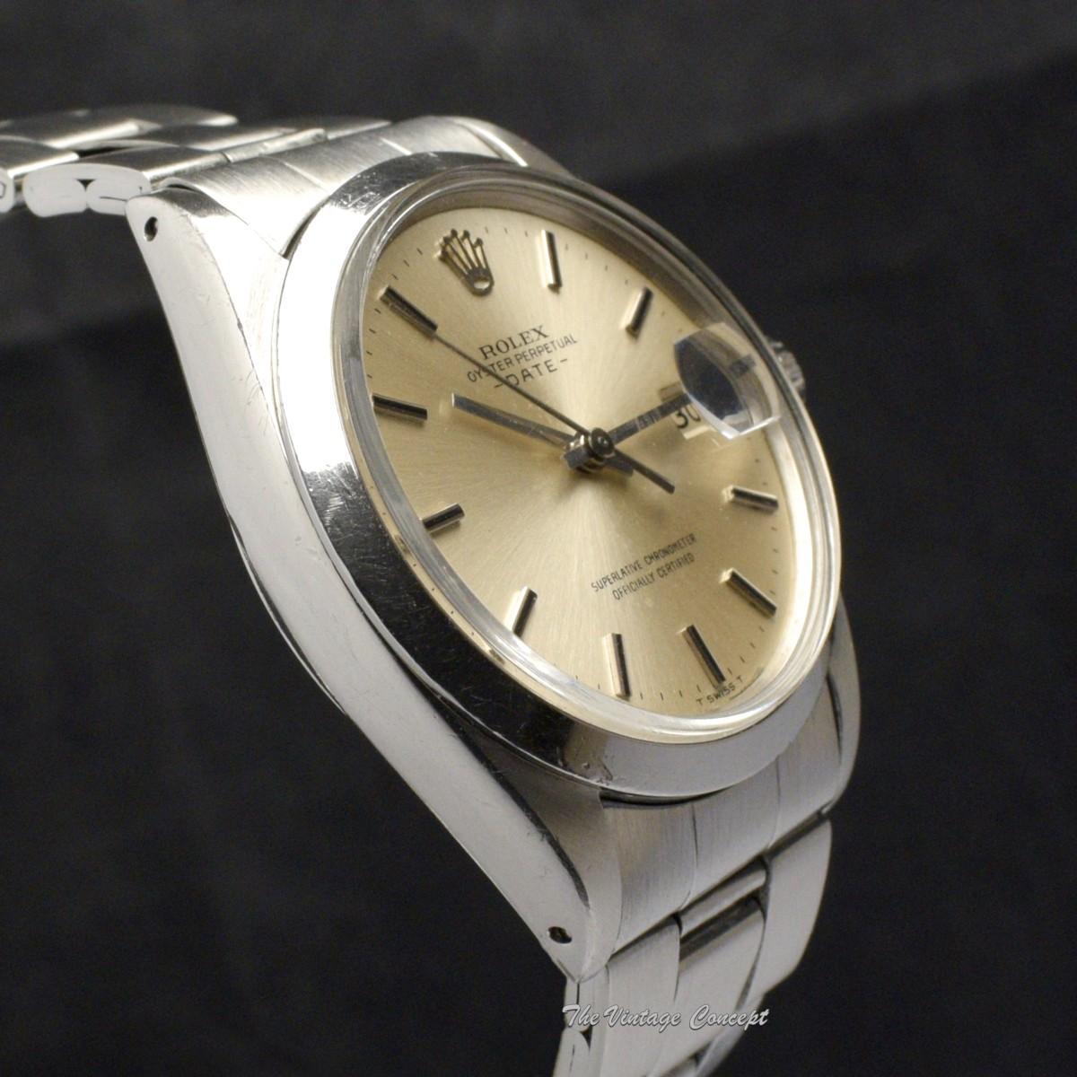 Rolex Oyster Perpetual Date Silver Dial 1500 w/ Double Papers  (SOLD)