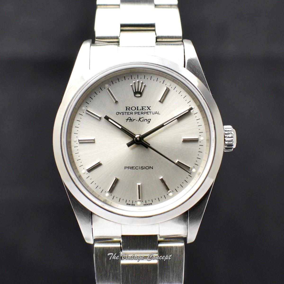 Rolex Oyster Perpetual Air-King Silver Dial 14000 w/ Service Paper (SOLD)