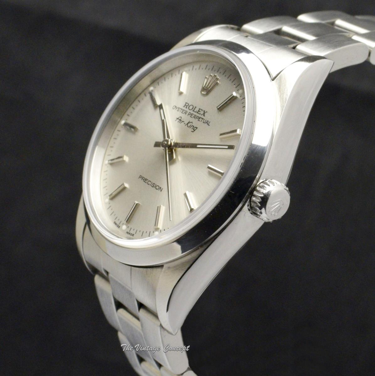 Rolex Oyster Perpetual Air-King Silver Dial 14000 w/ Service Paper (SOLD)