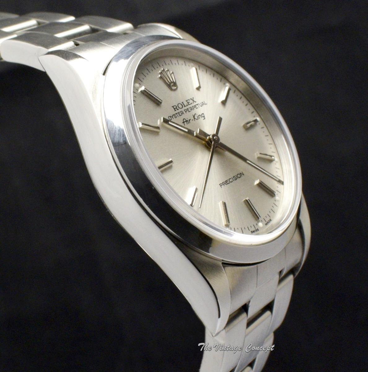 Rolex Oyster Perpetual Air-King Silver Dial 14000 w/ Service Paper (SOLD)