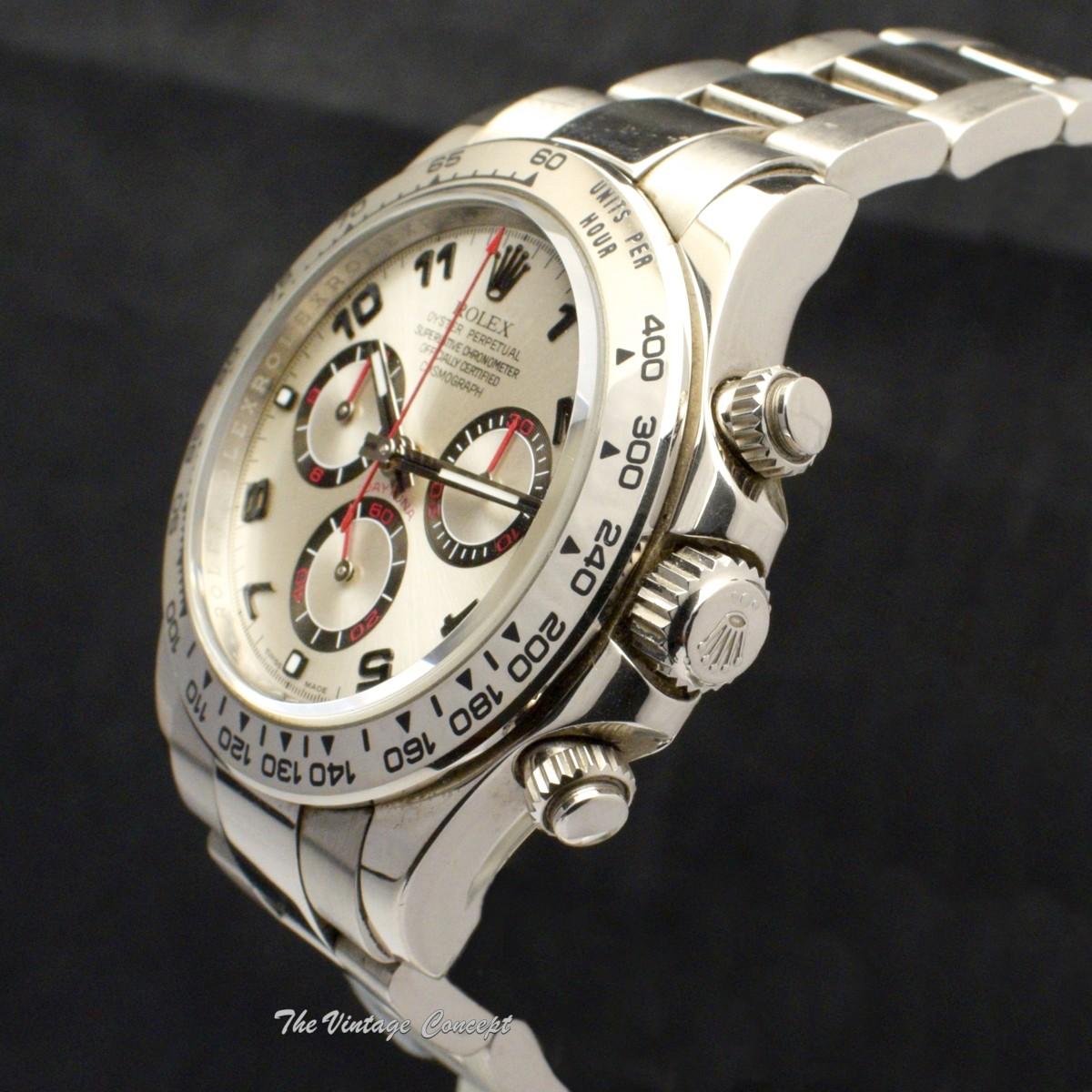 Rolex Daytona Cosmograph White Gold Racing Dial 116509  (SOLD)