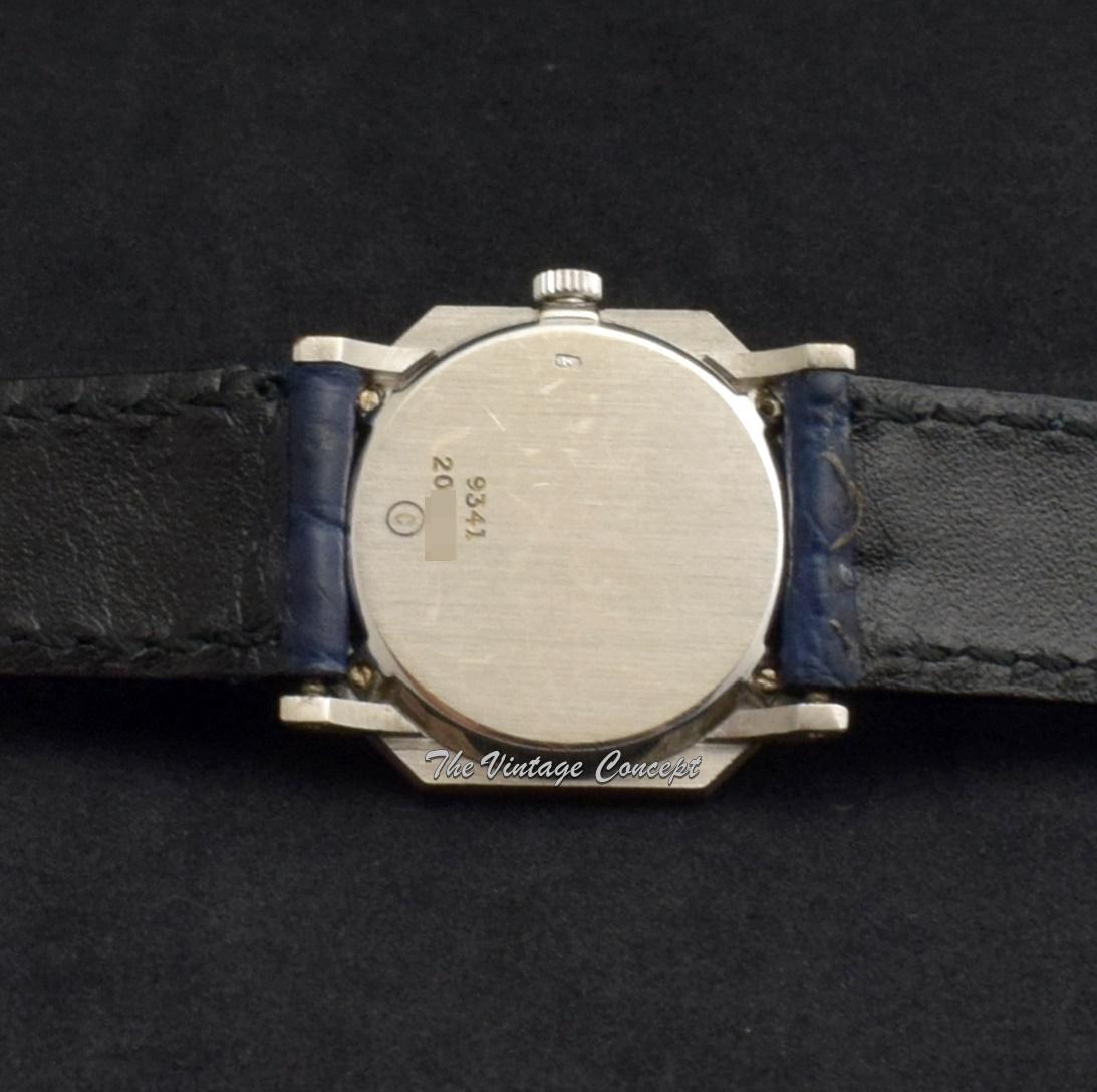 Piaget 18K WG Octagon Lapis Dial 9341 Manual Ladies Watch