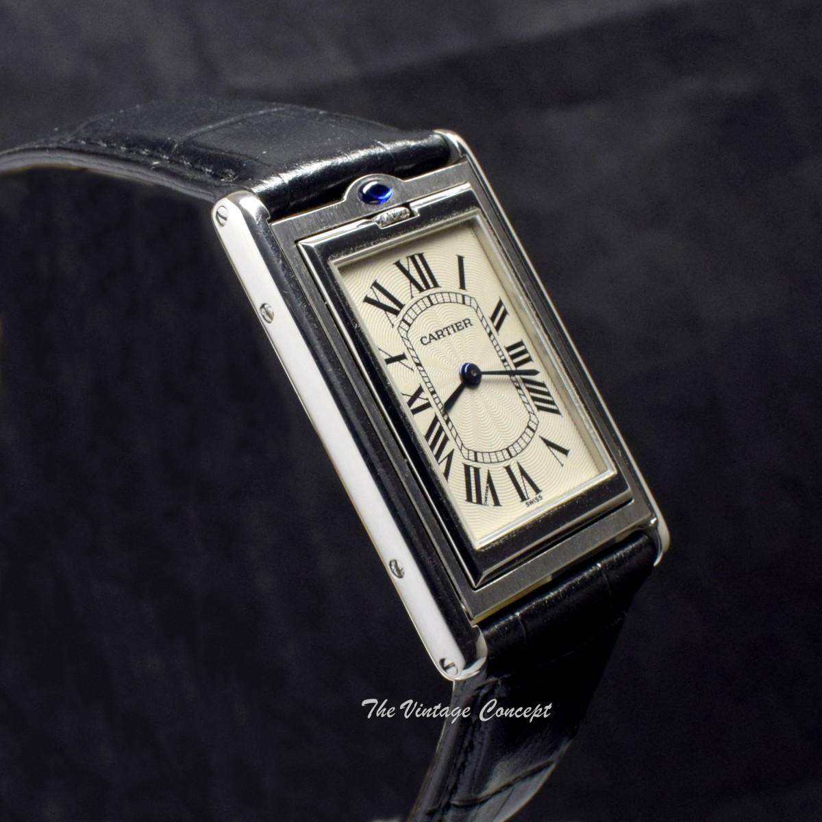 Cartier Tank Basculante 2390 Manual Wind w/ Cartier Paper  (SOLD)