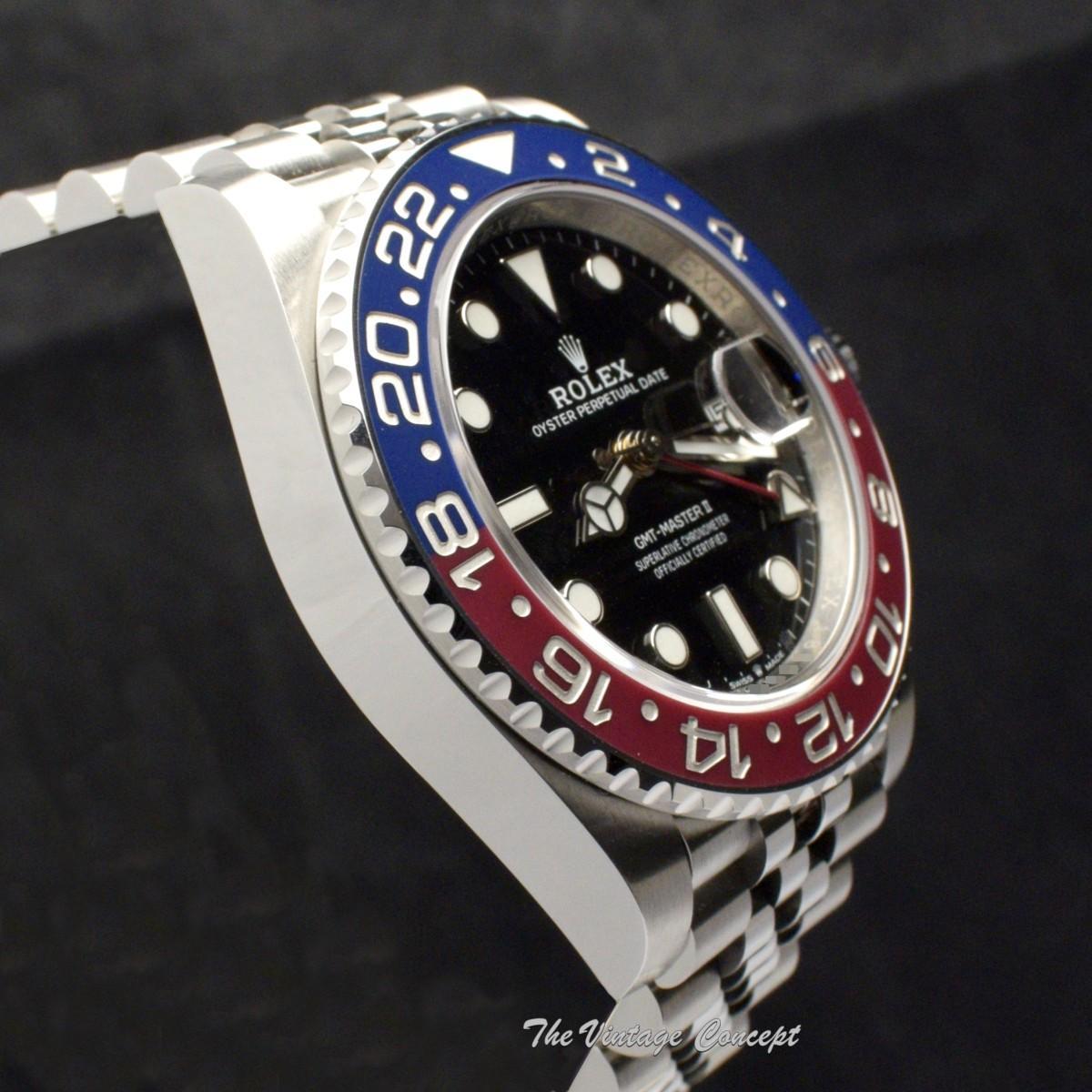 2018 Brand New Unworn NOS Rolex GMT-Master II Pepsi 126710BLRO w/ Jubilee Bracelet (Full Set) (SOLD)