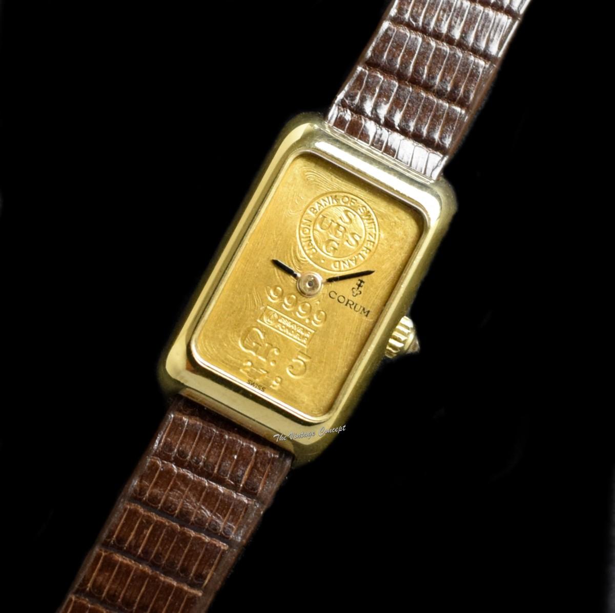 Corum Ignot 5 Gram “Bank of Switzerland” 18K Yellow Gold 14300