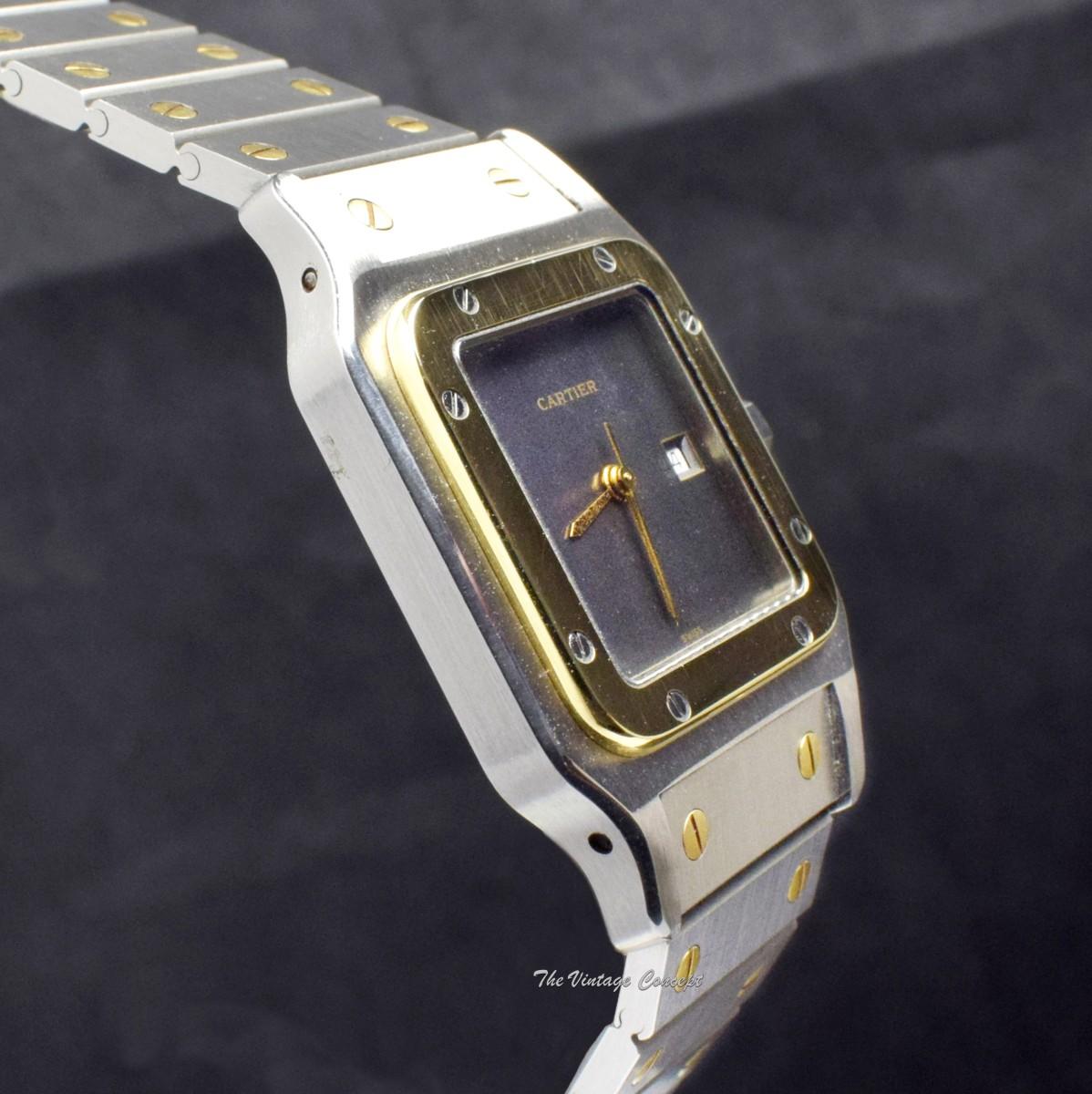 Cartier Two-Tone Stainless Steel & 18K Yellow Gold Santos Grey Ghost Dial Automatic 2961  (SOLD)