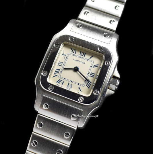 Cartier Stainless Steel Santos Galbee Quartz 9057930