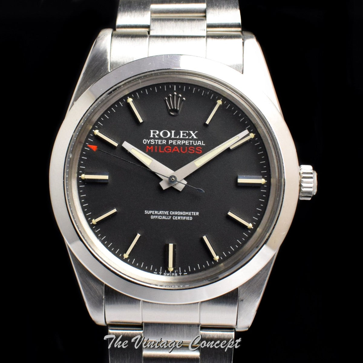 Rolex Milgauss Black Dial 1019 w/ Service Record & Box (SOLD)