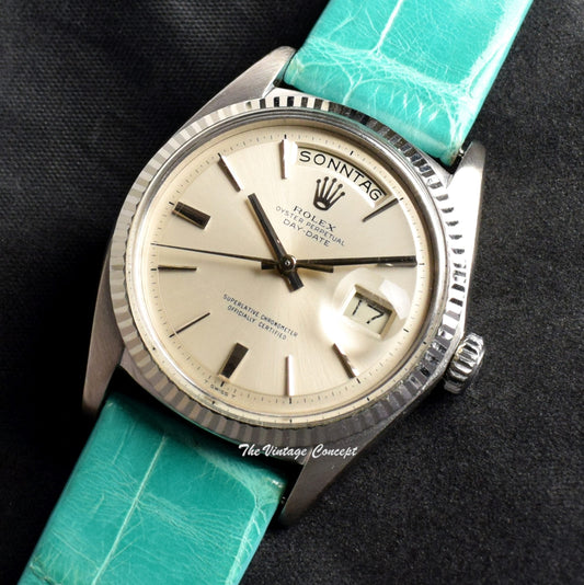 Rolex Day-Date 18K WG Silver Dial 1803 (SOLD)