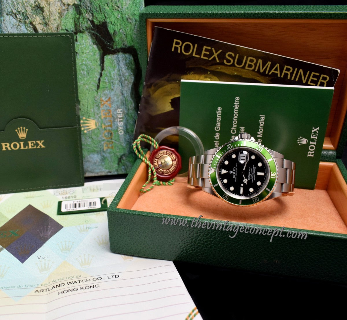 Rolex Submariner 50th Anniversary “Flat 4” 16610LV (Box Set) (SOLD)