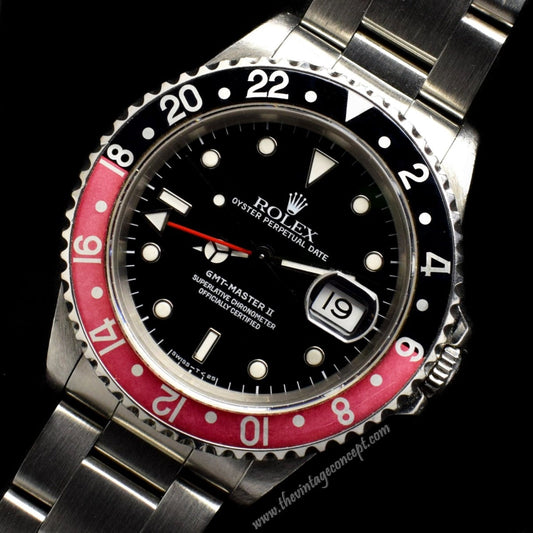 Rolex GMT-Master II Coke Unpolished Case 16710 w/ Original Paper (SOLD)