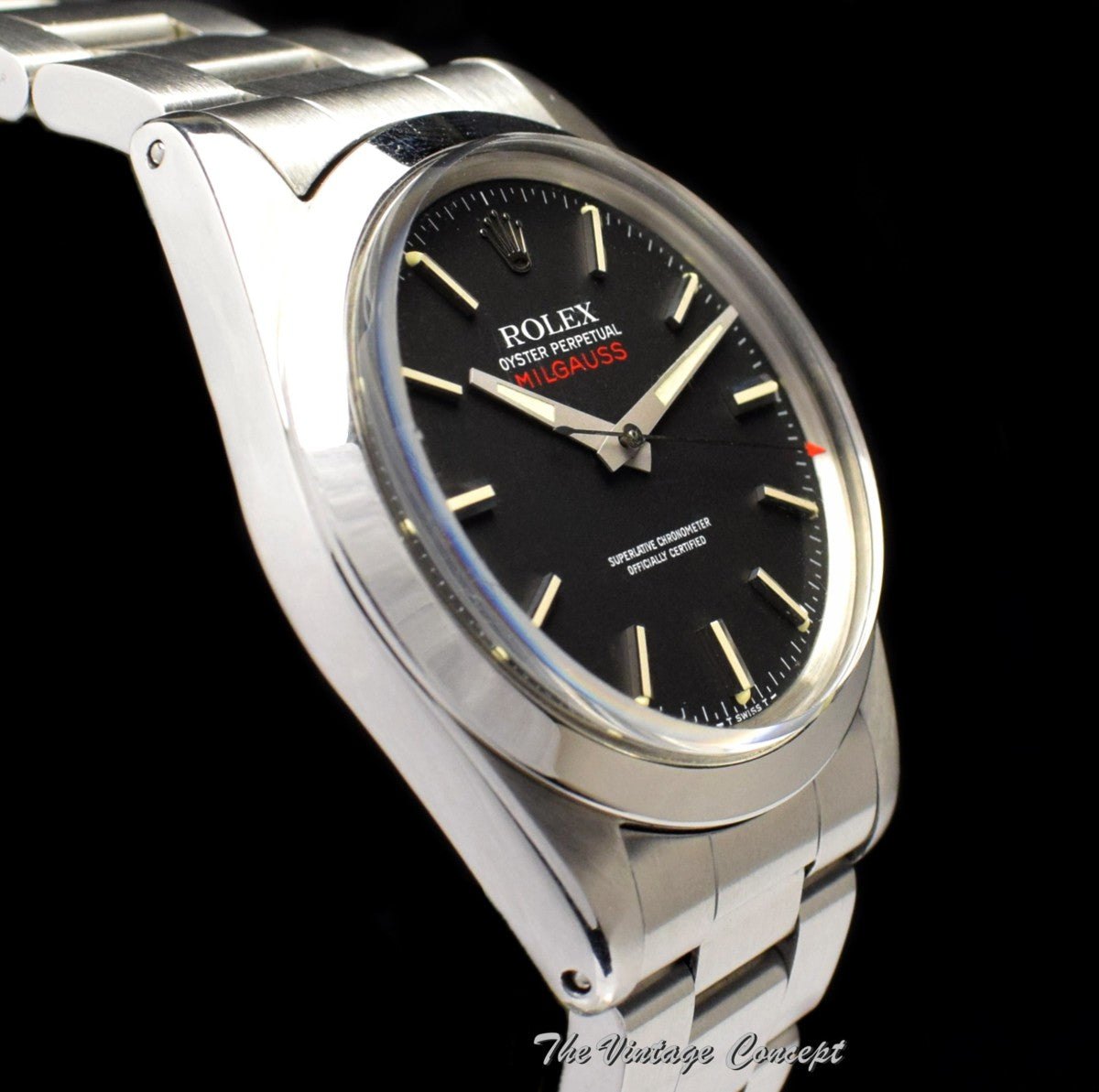 Rolex Milgauss Black Dial 1019 w/ Service Record & Box (SOLD)