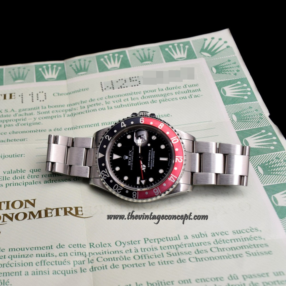 Rolex GMT-Master II Coke Unpolished Case 16710 w/ Original Paper (SOLD)