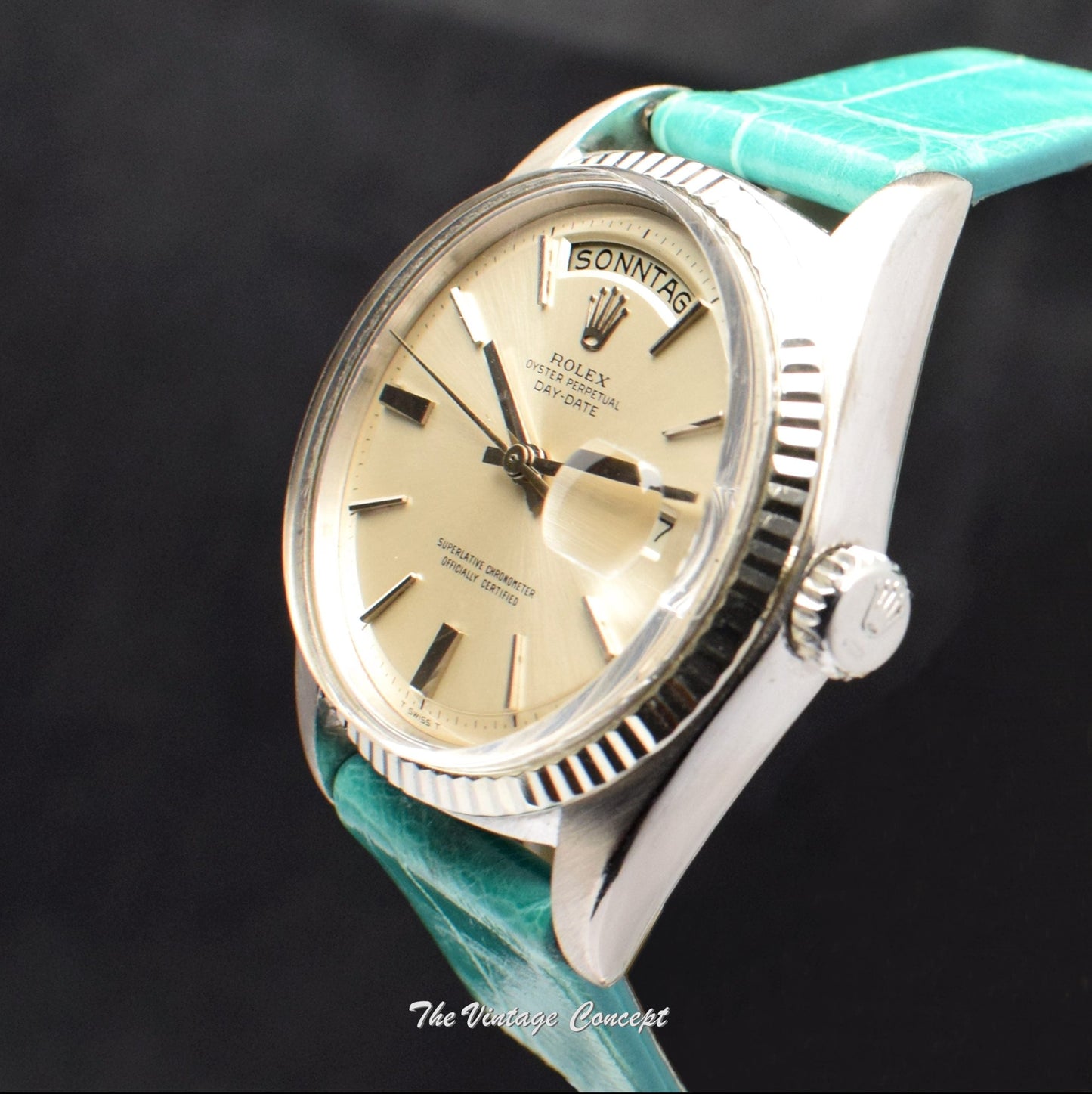 Rolex Day-Date 18K WG Silver Dial 1803 (SOLD)