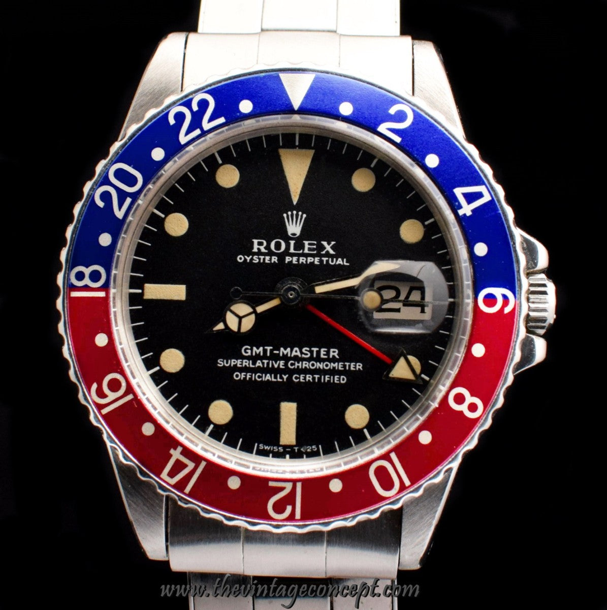 Rolex GMT-Master Matte Dial "Long E" 1675 (Complete Full Set) w/ Extra Insert   (SOLD)