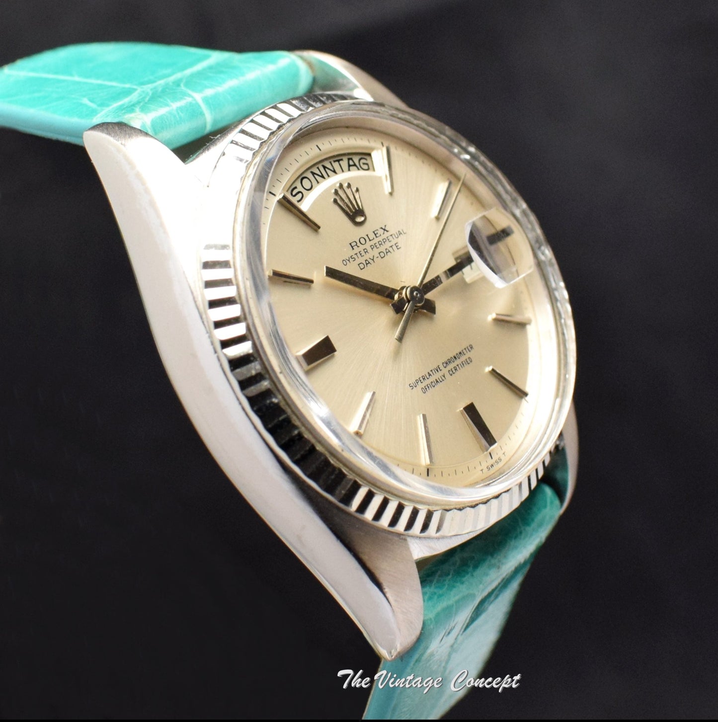 Rolex Day-Date 18K WG Silver Dial 1803 (SOLD)