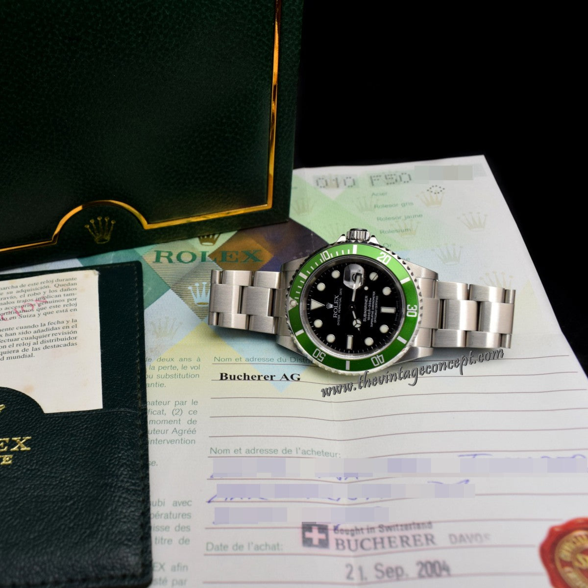 Rolex Submariner 50th Anniversary “Flat 4” 16610LV w/ Original Paper & Box (SOLD)