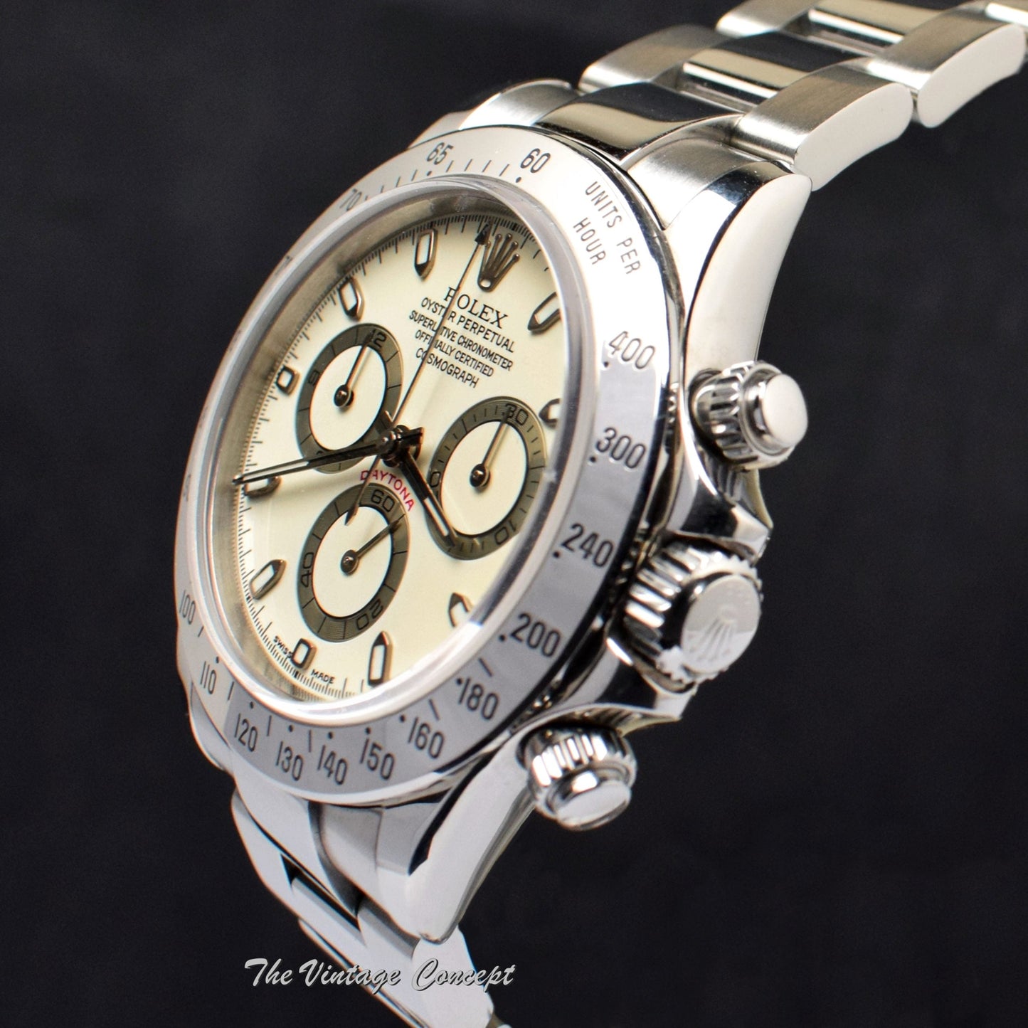 Rolex Daytona Ivory Cream Dial 116520 (Box Set)  (SOLD)