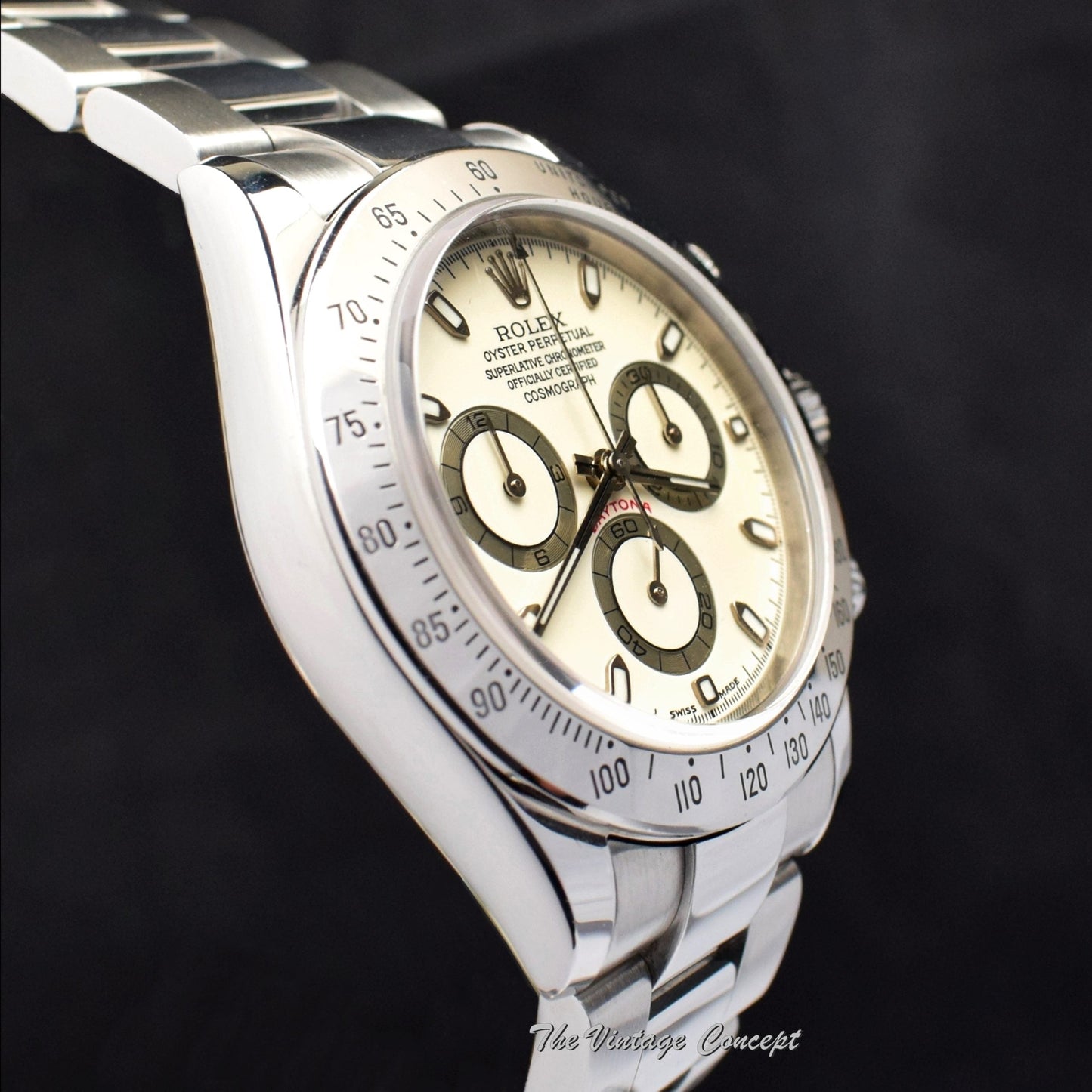 Rolex Daytona Ivory Cream Dial 116520 (Box Set)  (SOLD)