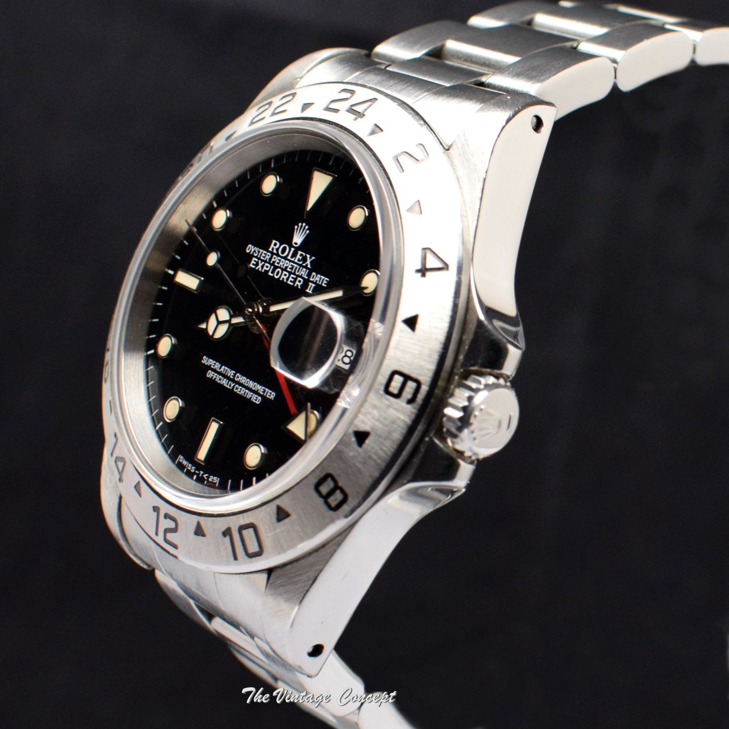 Rolex Explorer II Black Dial 16570 w/ Original Paper