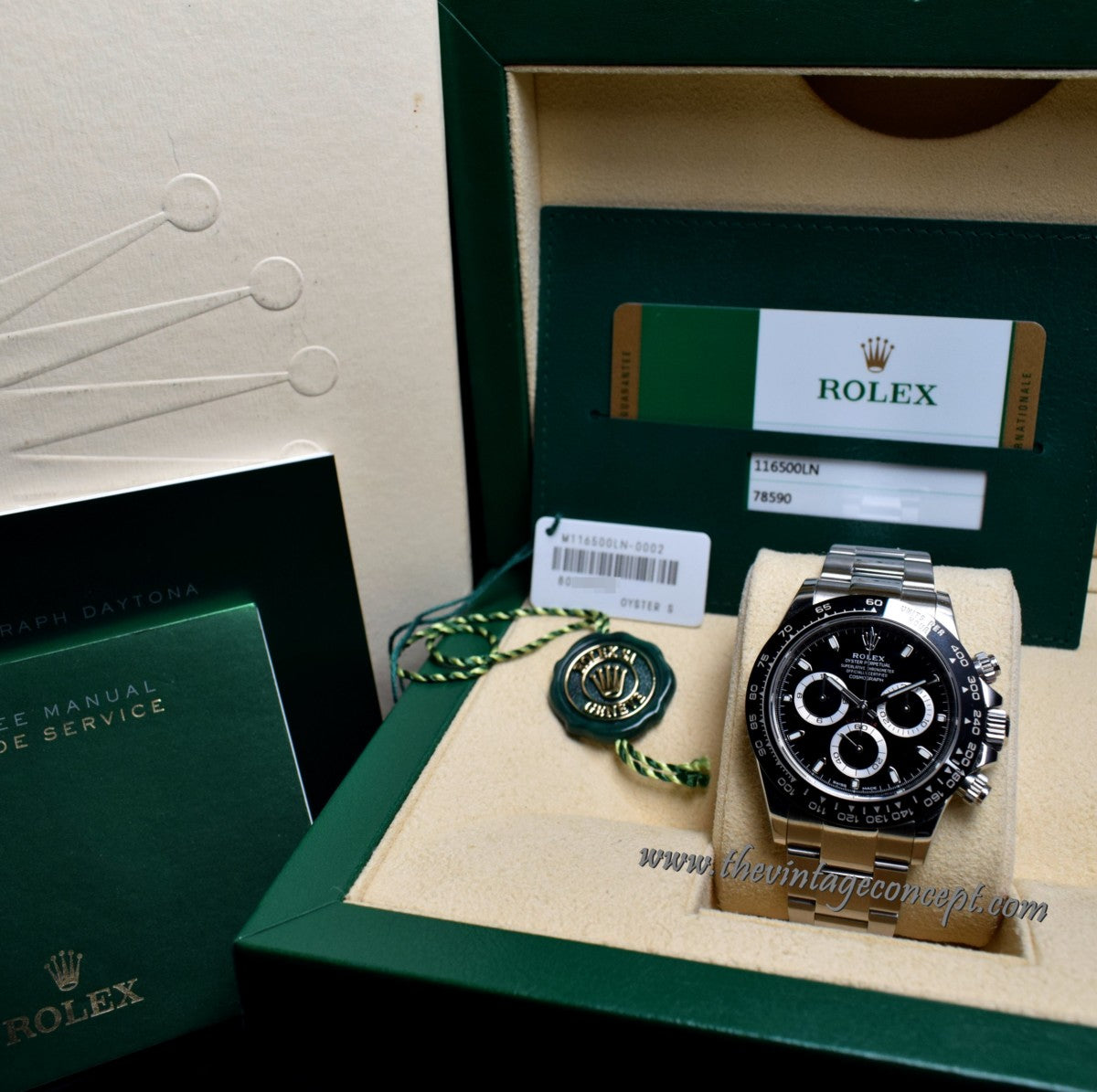 Rolex Daytona Black Dial Ceramic Bezel 116500LN (Full Set) (SOLD)